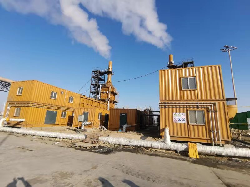 50噸鍋爐用低氮燃燒器調試完成，運行正常